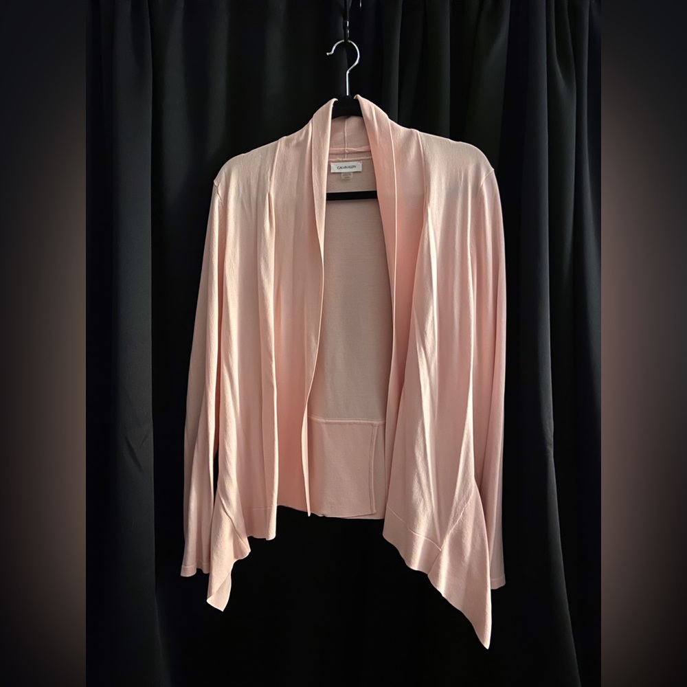 Calvin Klein Lightweight Pink Cardigan